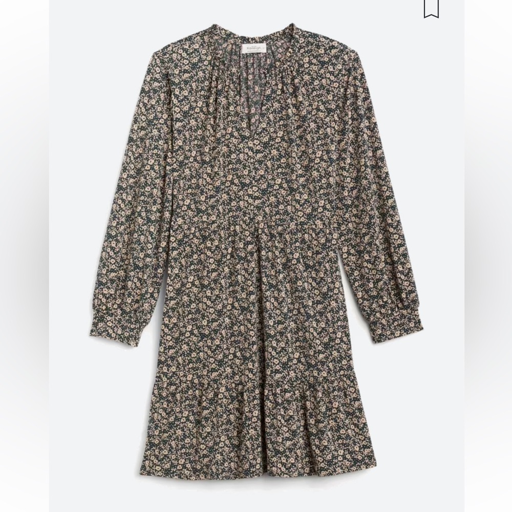 NWT Floral A-line Dress, 1X
